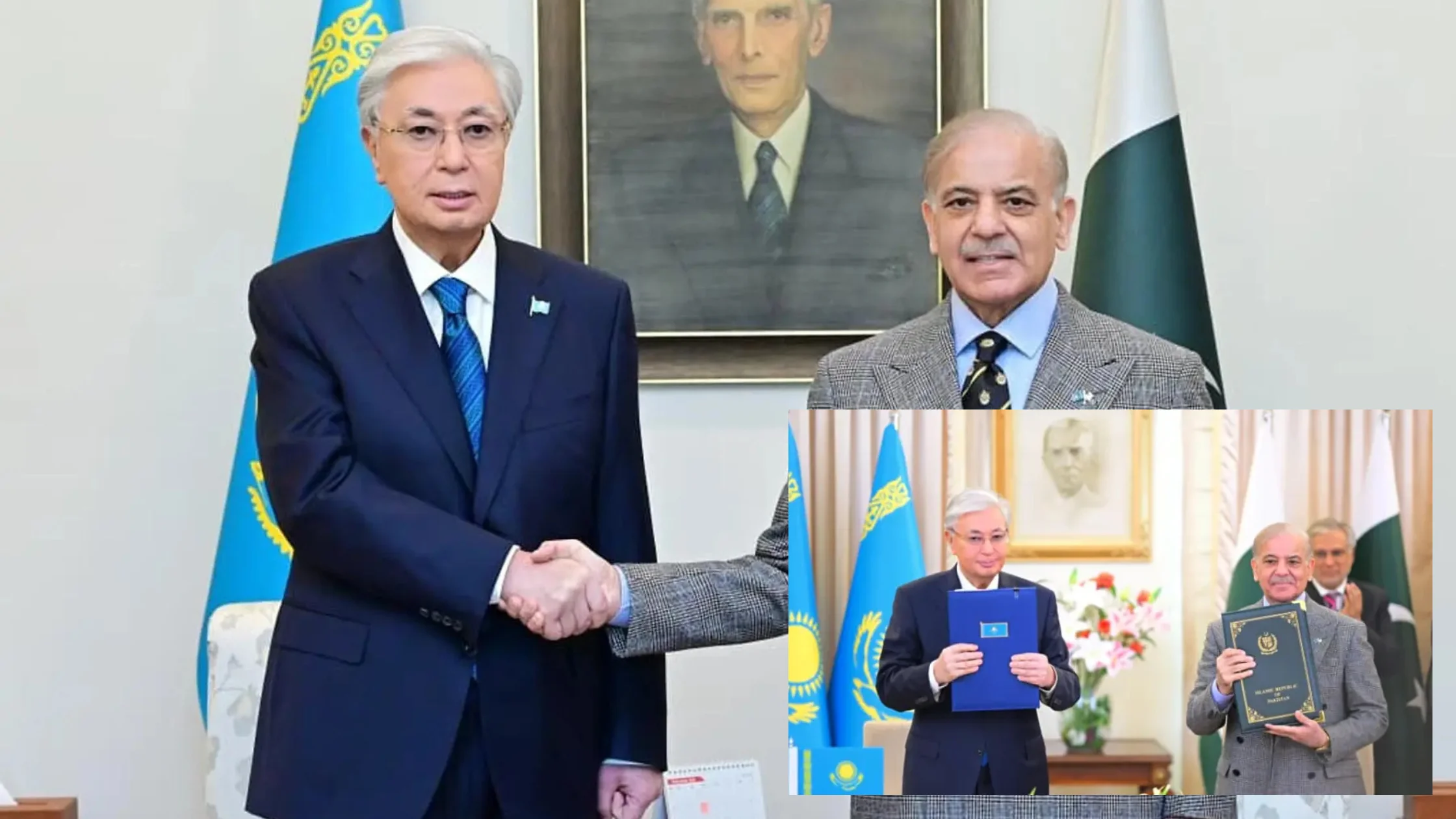Pakistan and Kazakhstan