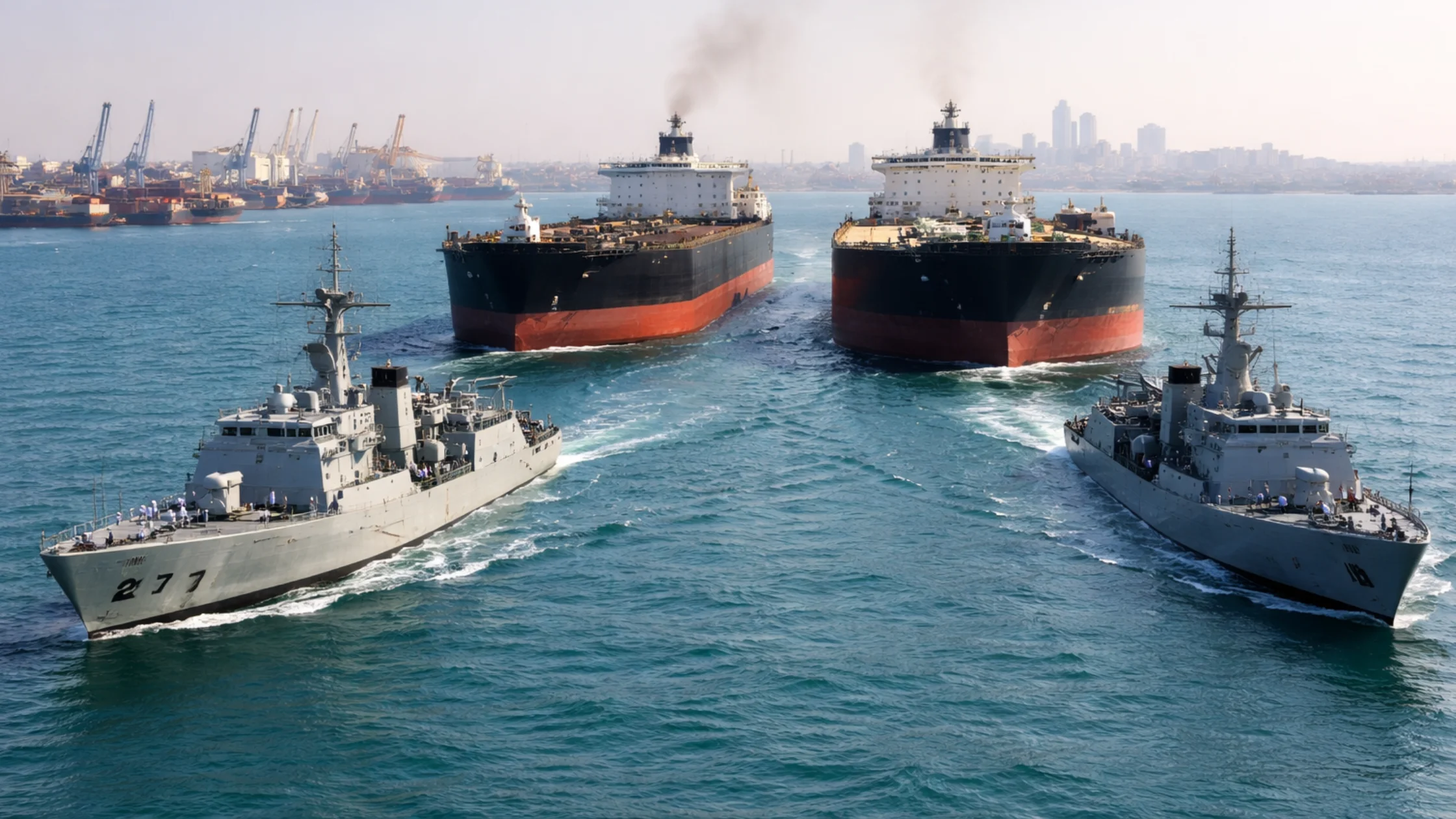 Two Oil Tankers