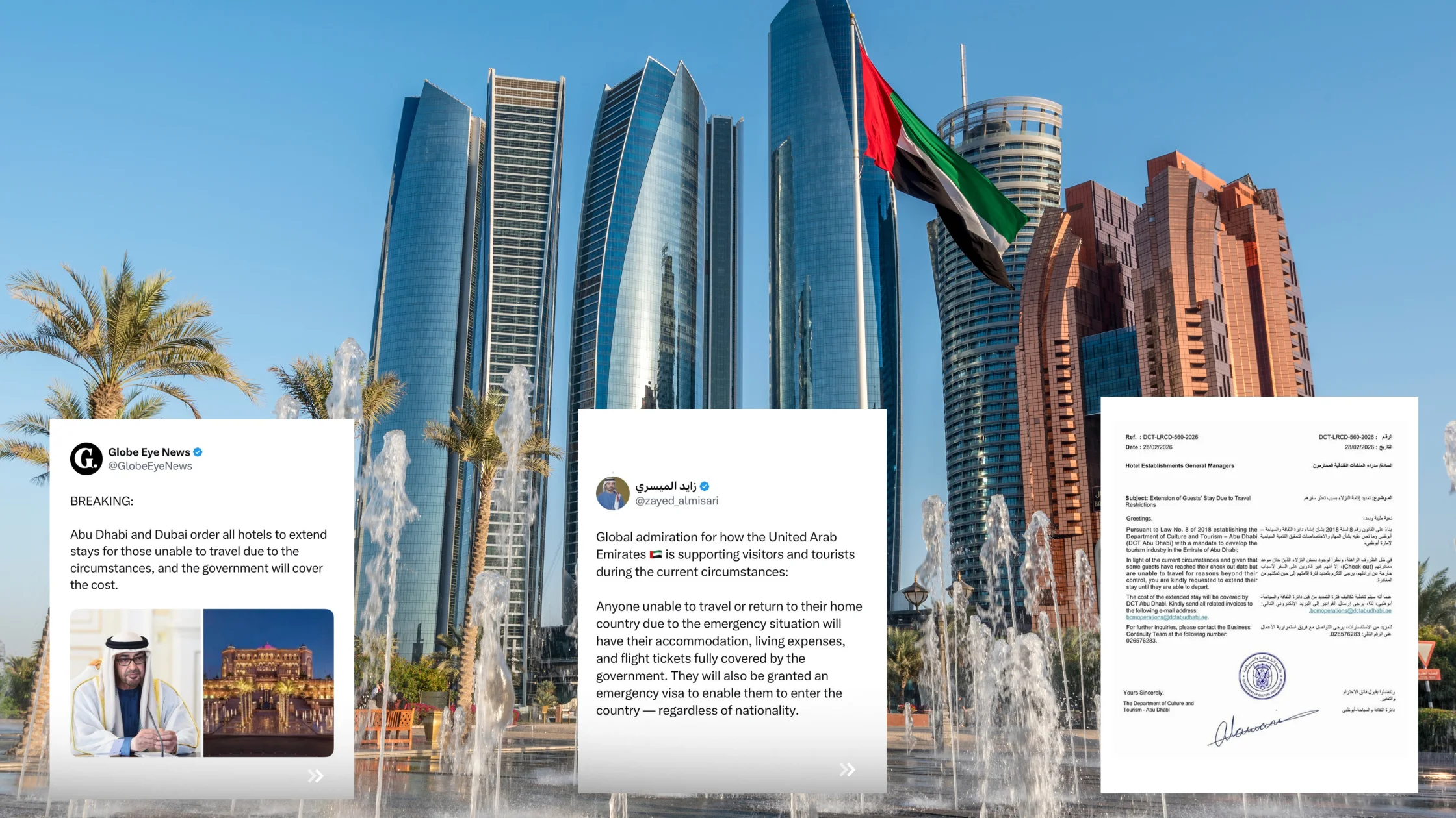 Abu Dhabi and Dubai