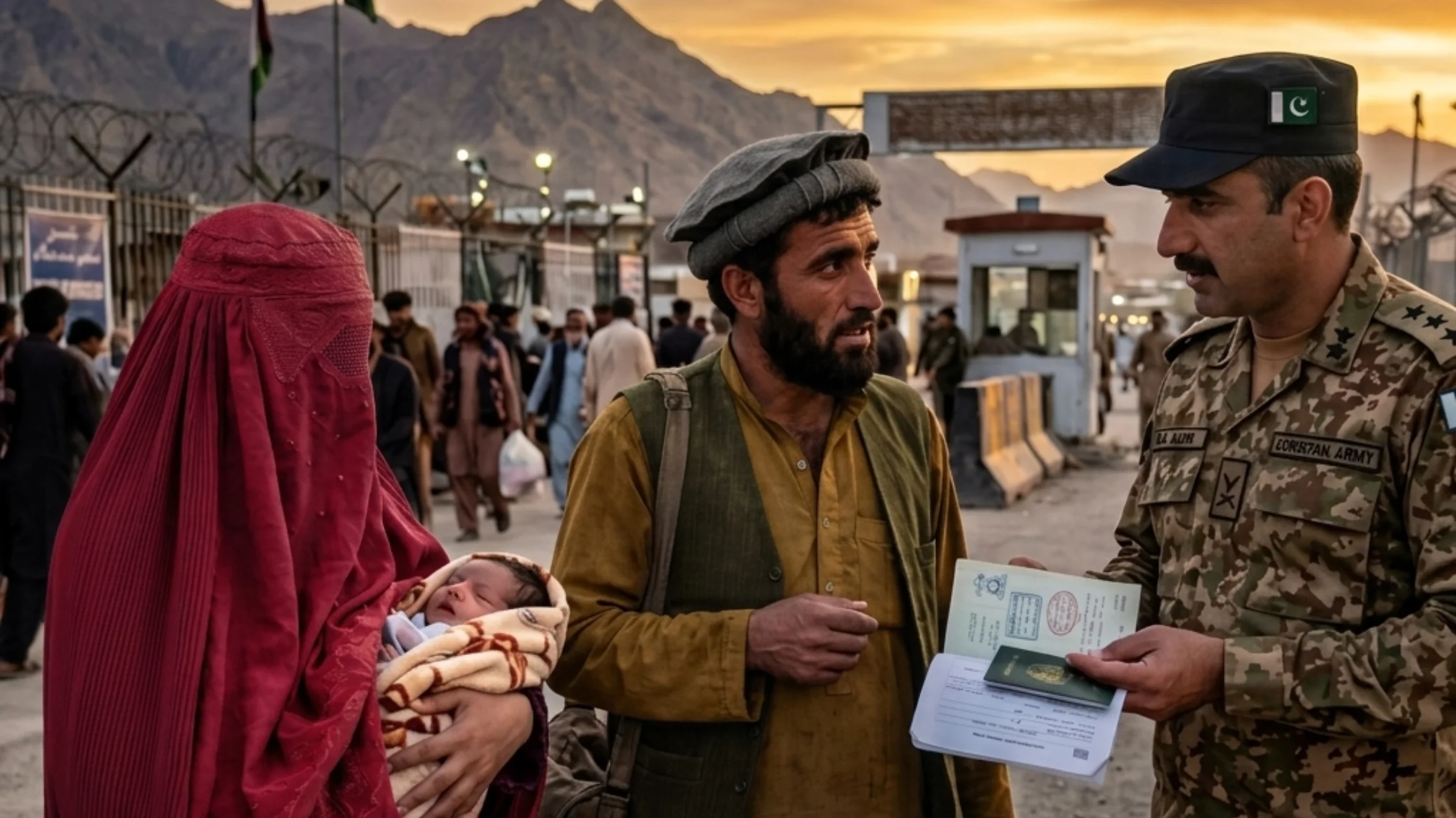 10-day-old Afghan baby