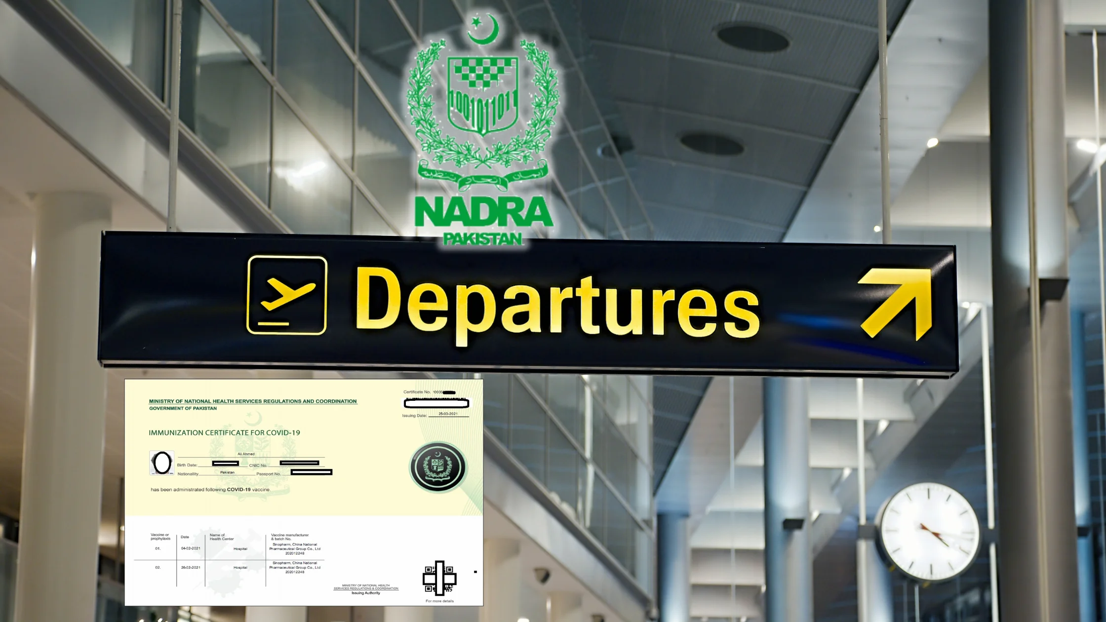 NADRA Vaccination Certificate